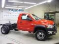 Bright Red 2010 Dodge Ram 4500 ST Regular Cab Chassis