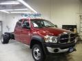 2010 Inferno Red Crystal Pearl Dodge Ram 4500 ST Quad Cab Chassis  photo #1