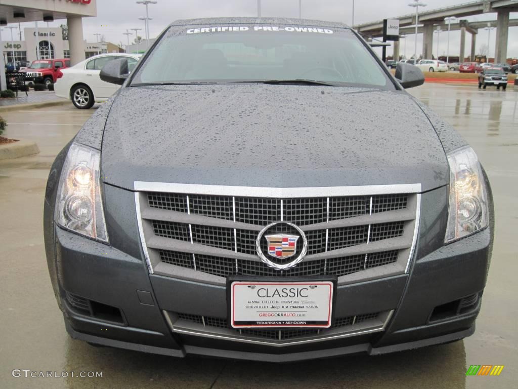 2009 CTS Sedan - Thunder Gray ChromaFlair / Light Titanium/Ebony photo #5