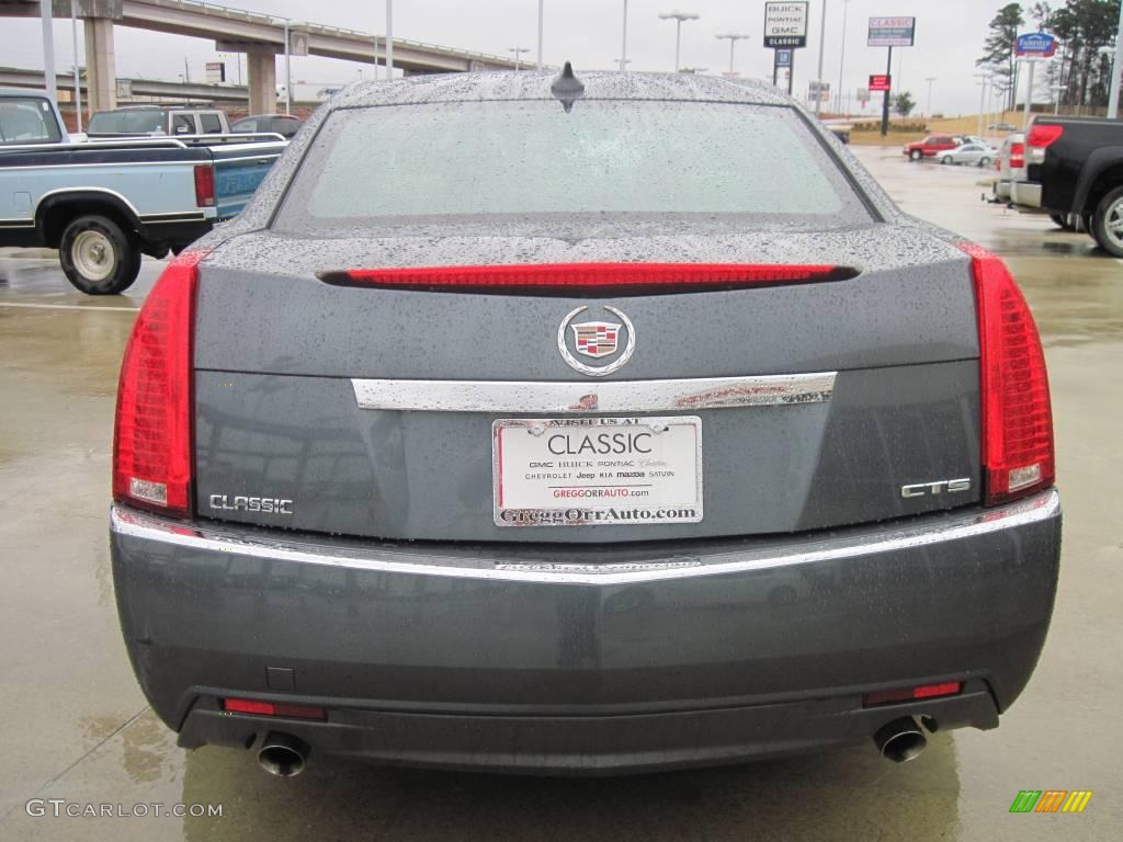 2009 CTS Sedan - Thunder Gray ChromaFlair / Light Titanium/Ebony photo #6