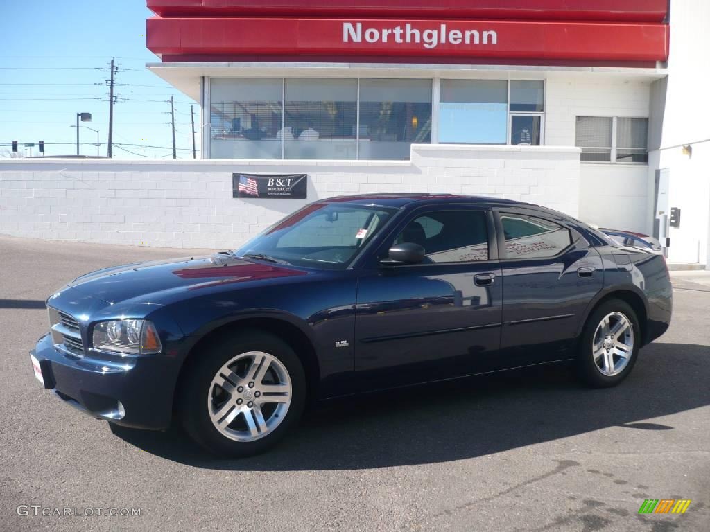 2006 Charger SXT - Midnight Blue Pearl / Dark Slate Gray/Light Slate Gray photo #1