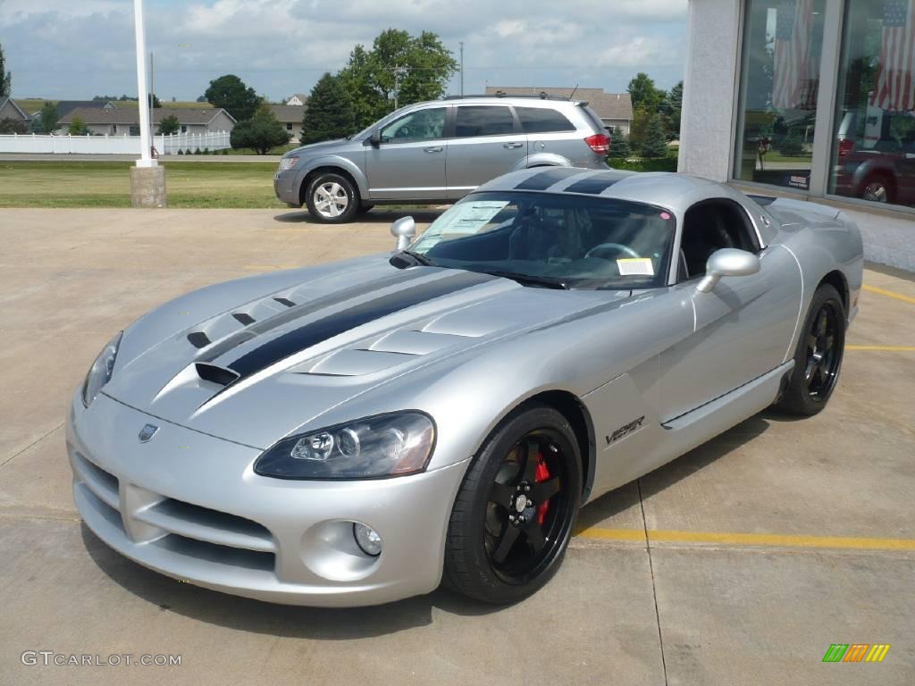 Bright Silver Metallic 2009 Dodge Viper SRT-10 Coupe Exterior Photo #26030757