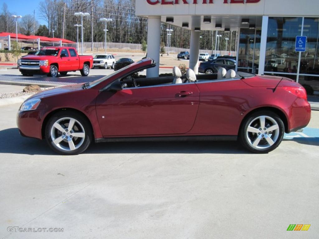 2008 G6 GT Convertible - Performance Red Metallic / Light Taupe photo #3