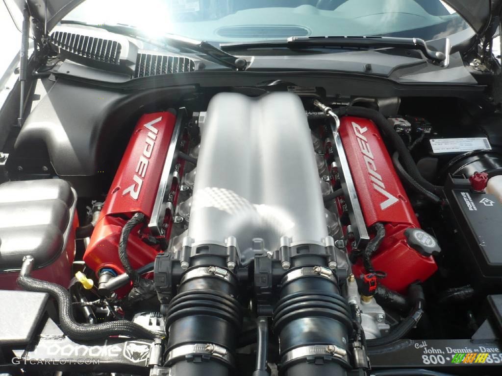 2009 Dodge Viper SRT-10 Coupe 8.4 Liter OHV 20-Valve VVT V10 Engine Photo #26031393