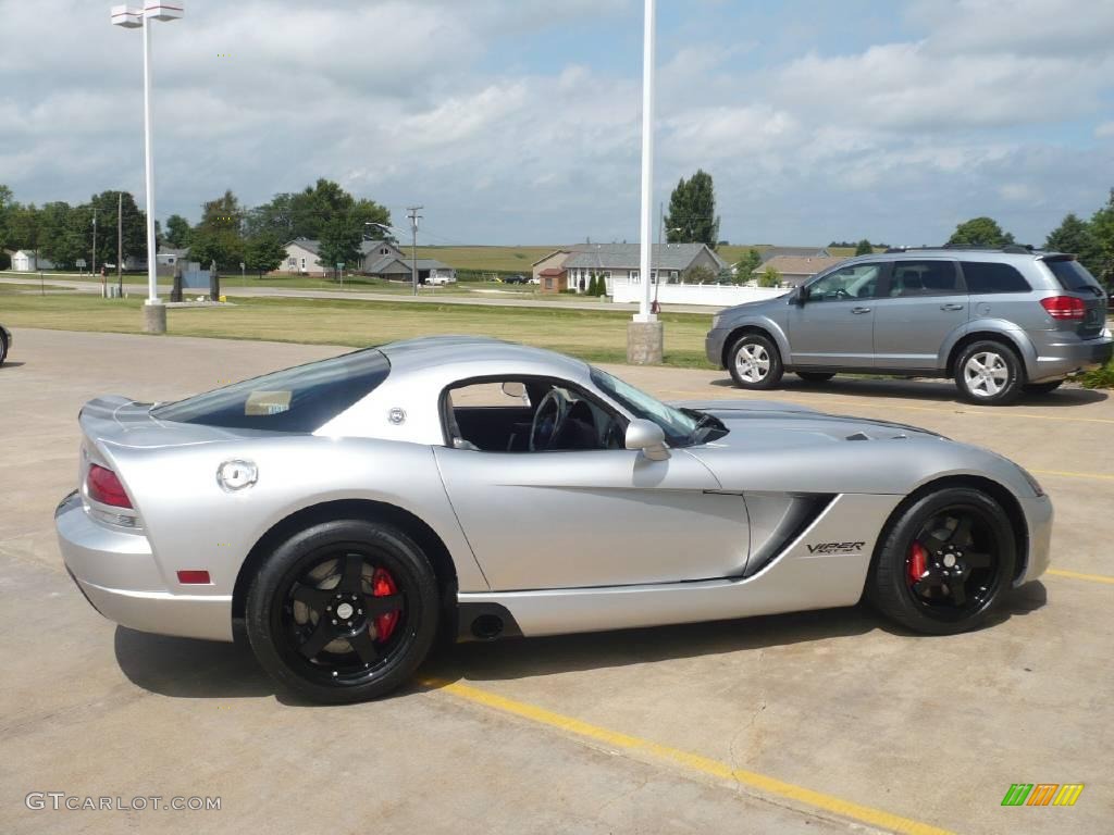 Bright Silver Metallic 2009 Dodge Viper SRT-10 Coupe Exterior Photo #26031701