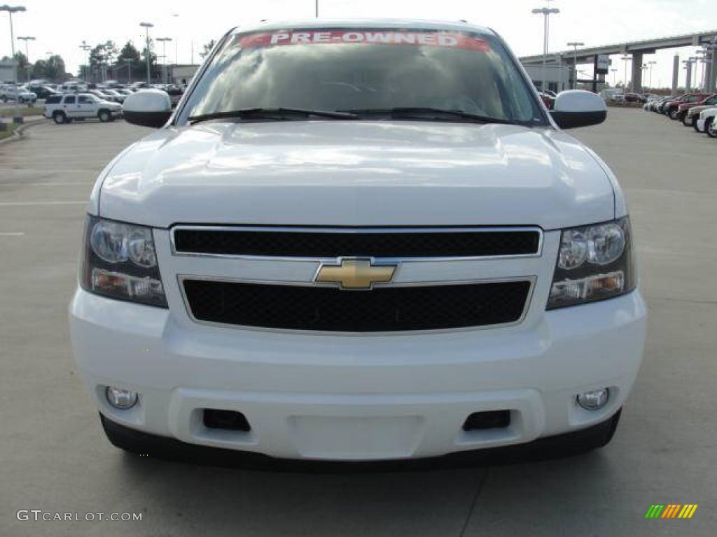 2008 Tahoe LT 4x4 - Summit White / Light Titanium/Dark Titanium photo #1