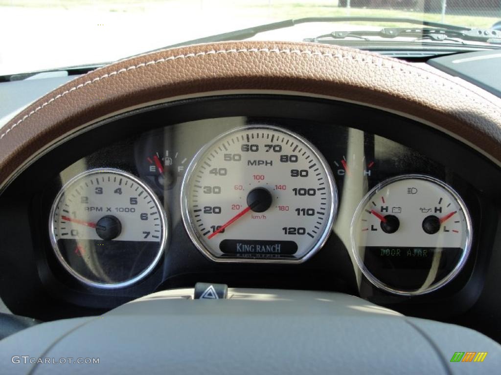 2005 F150 Lariat SuperCrew - Dark Stone Metallic / Castano Brown Leather photo #47