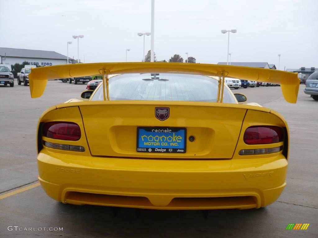 2009 Viper SRT-10 ACR Coupe - Viper Race Yellow / Black photo #7