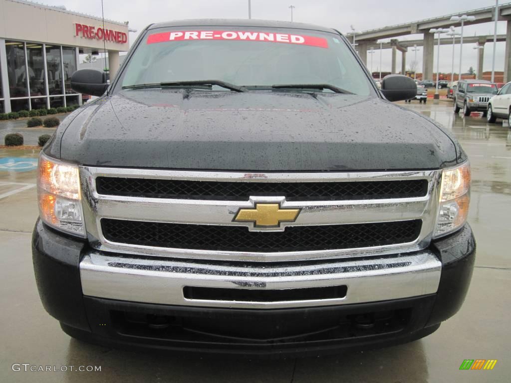 2009 Silverado 1500 LT Crew Cab 4x4 - Black / Light Titanium photo #5