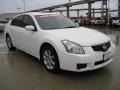 2007 Winter Frost Pearl Nissan Maxima 3.5 SL  photo #2