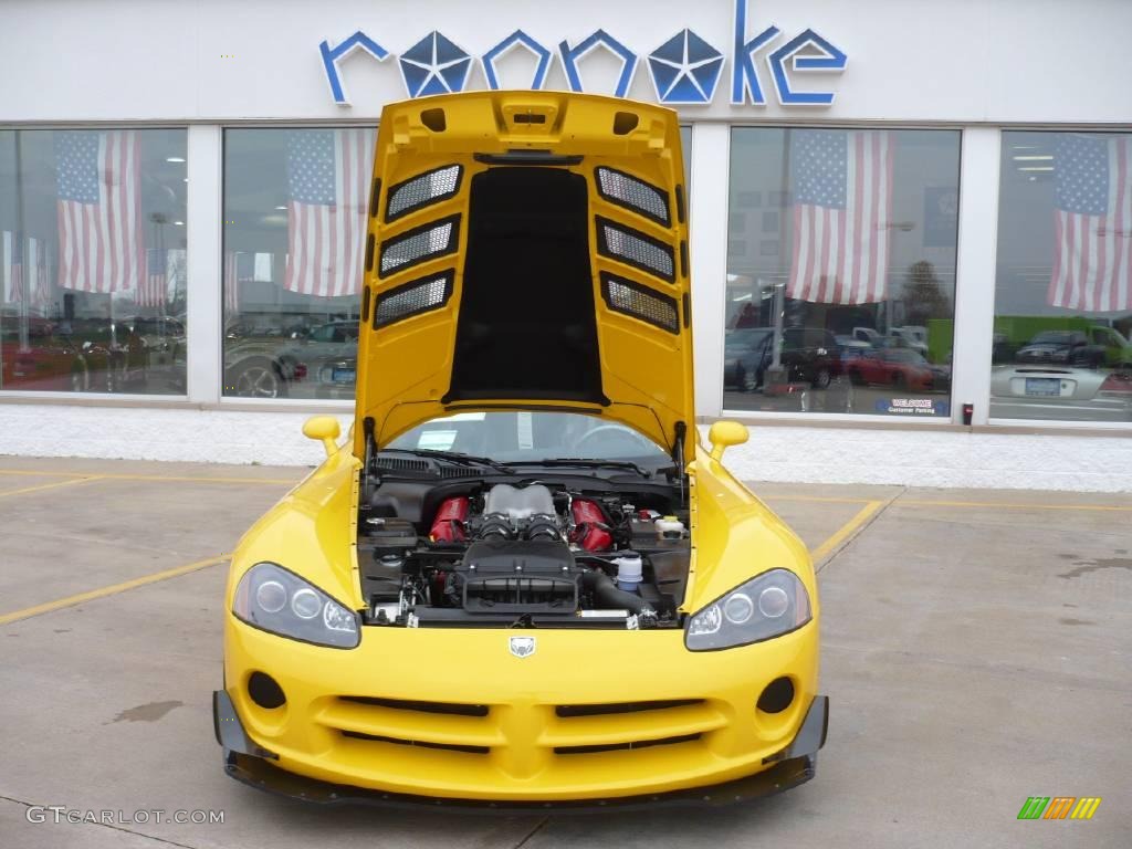 2009 Viper SRT-10 ACR Coupe - Viper Race Yellow / Black photo #24