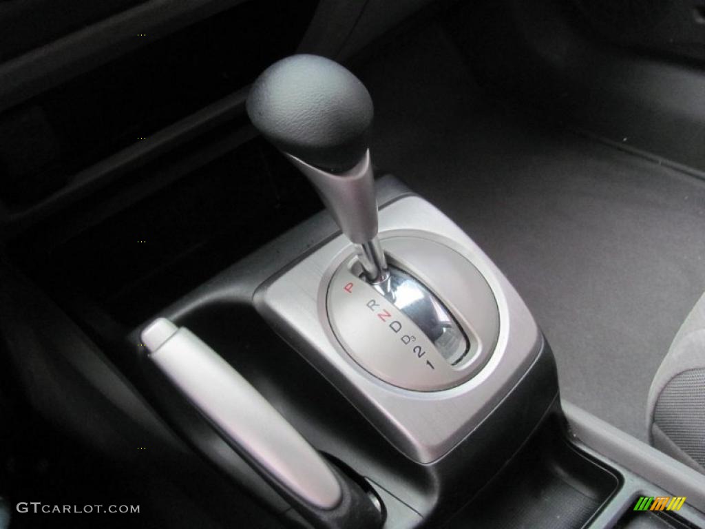 2009 Civic LX Sedan - Crystal Black Pearl / Gray photo #9