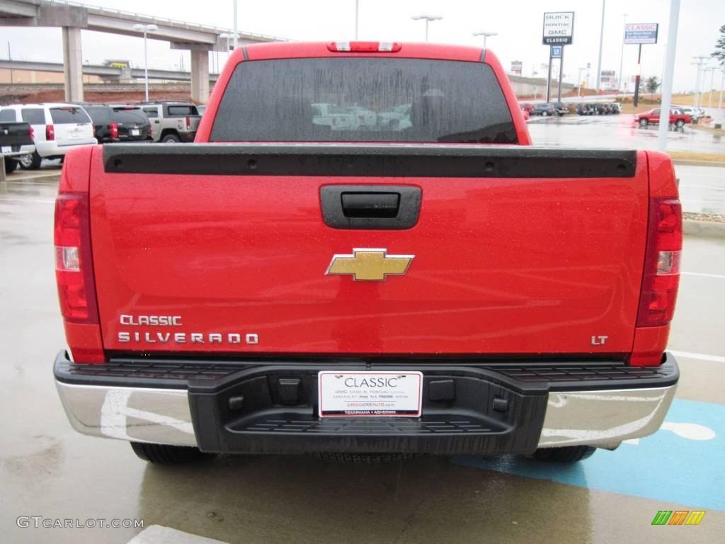 2009 Silverado 1500 LT Crew Cab 4x4 - Victory Red / Light Titanium photo #6