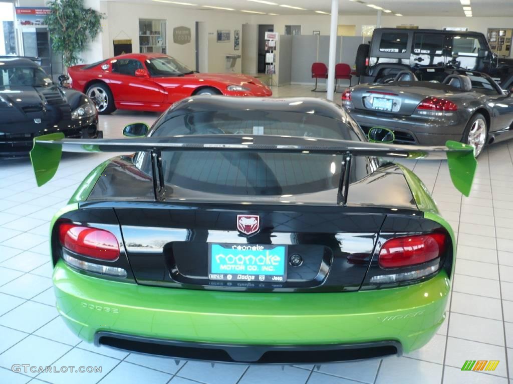 2009 Viper SRT-10 ACR Coupe - Viper Snakeskin Green Pearl / Black photo #20