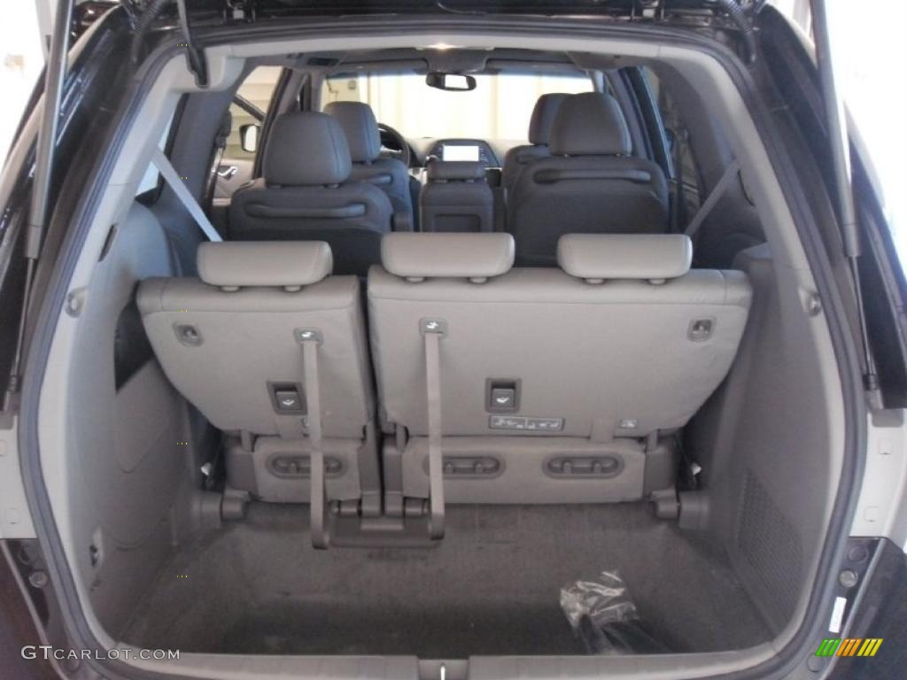 2010 Odyssey Touring - Crystal Black Pearl / Gray photo #21