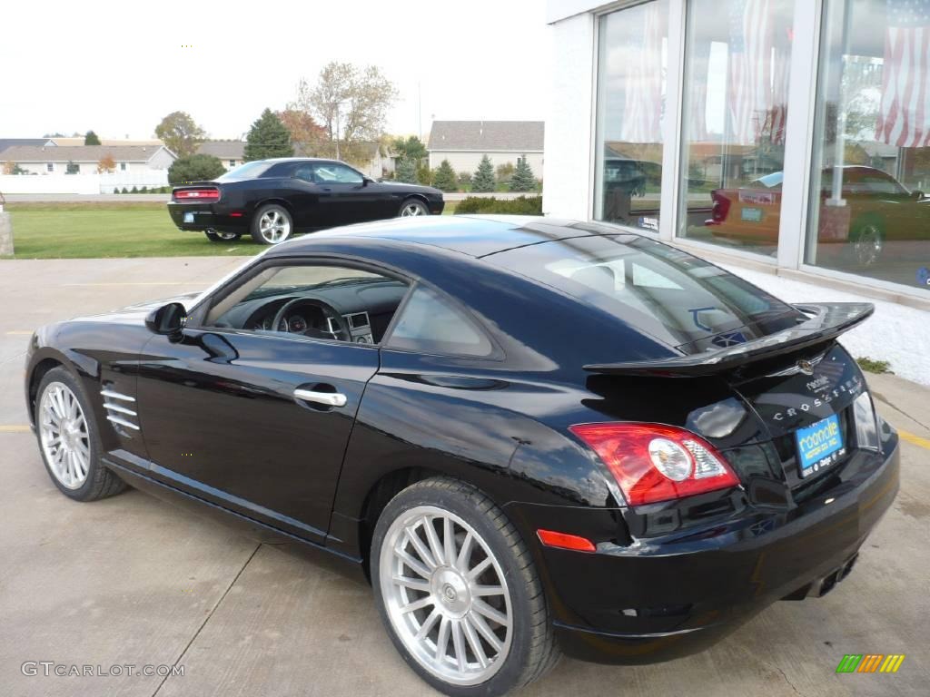 Black 2005 Chrysler Crossfire SRT-6 Coupe Exterior Photo #26034347