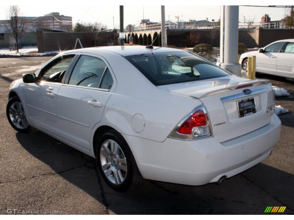 2008 Fusion SEL V6 AWD - White Suede / Charcoal Black photo #8
