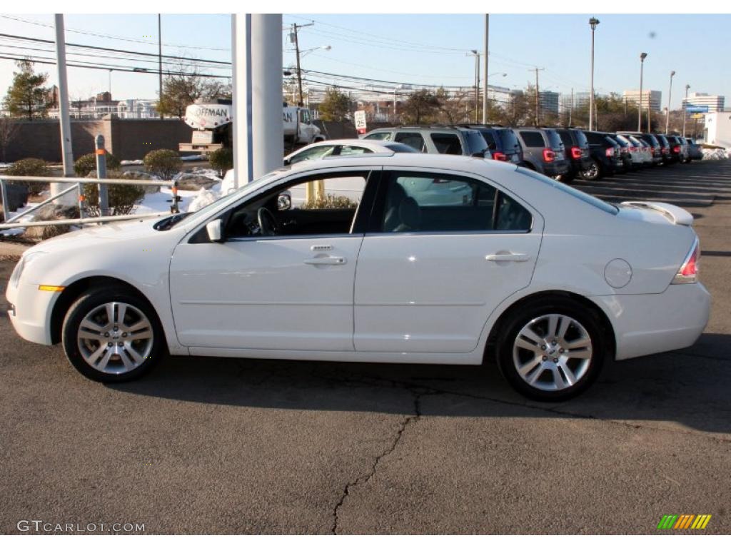 2008 Fusion SEL V6 AWD - White Suede / Charcoal Black photo #9