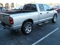 2007 Bright Silver Metallic Dodge Ram 1500 Laramie Quad Cab  photo #4