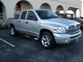 2007 Bright Silver Metallic Dodge Ram 1500 Laramie Quad Cab  photo #6