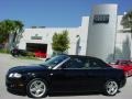 Brilliant Black - A4 2.0T Cabriolet Photo No. 2