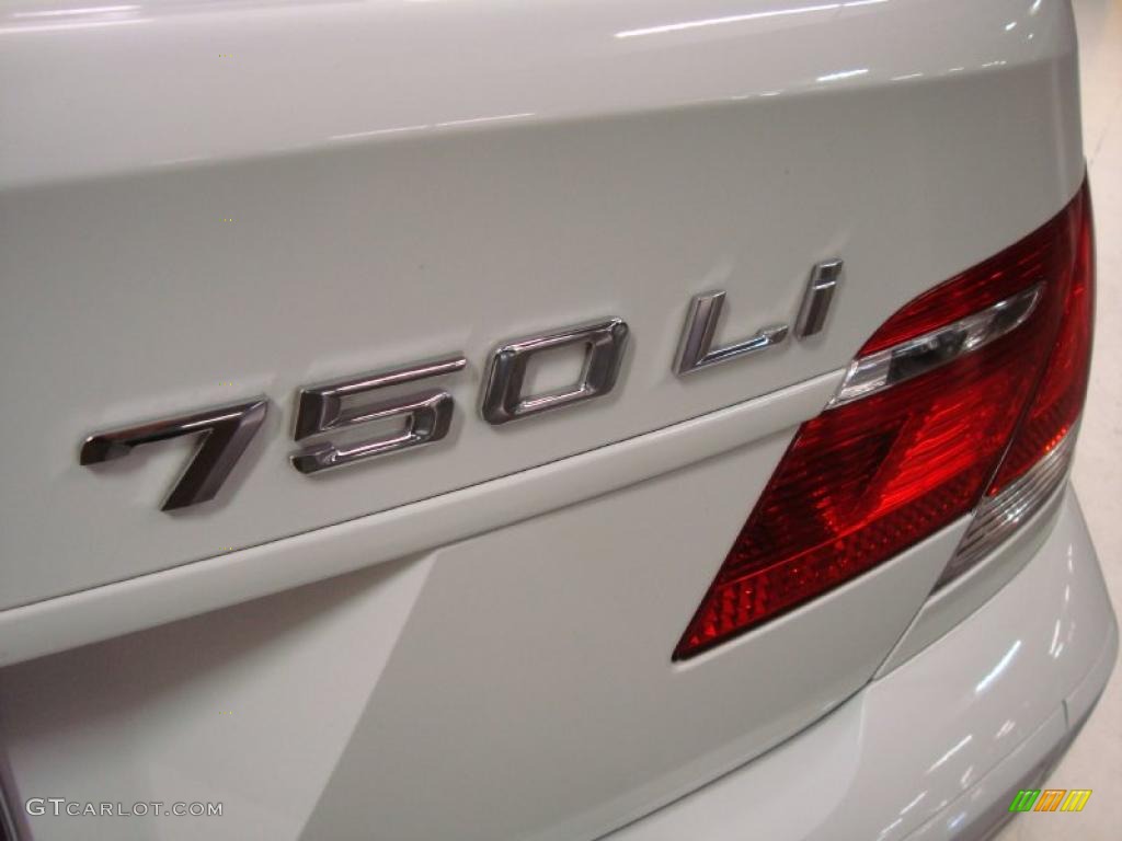 2007 7 Series 750Li Sedan - Alpine White / Beige photo #8