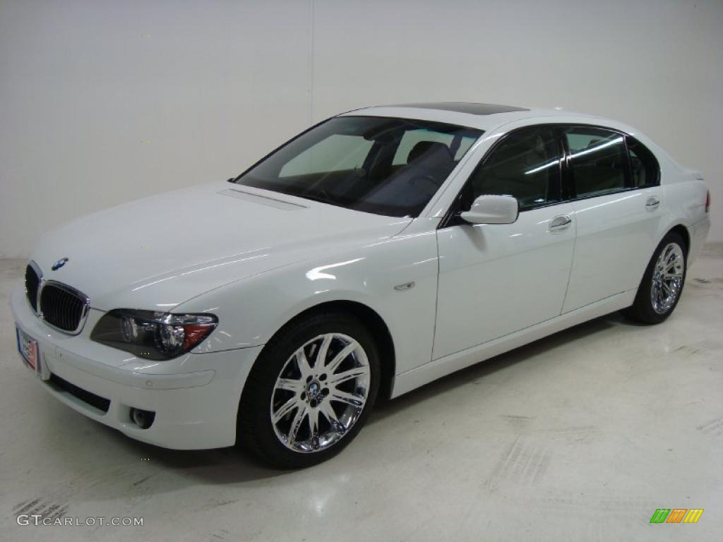 2007 7 Series 750Li Sedan - Alpine White / Beige photo #10