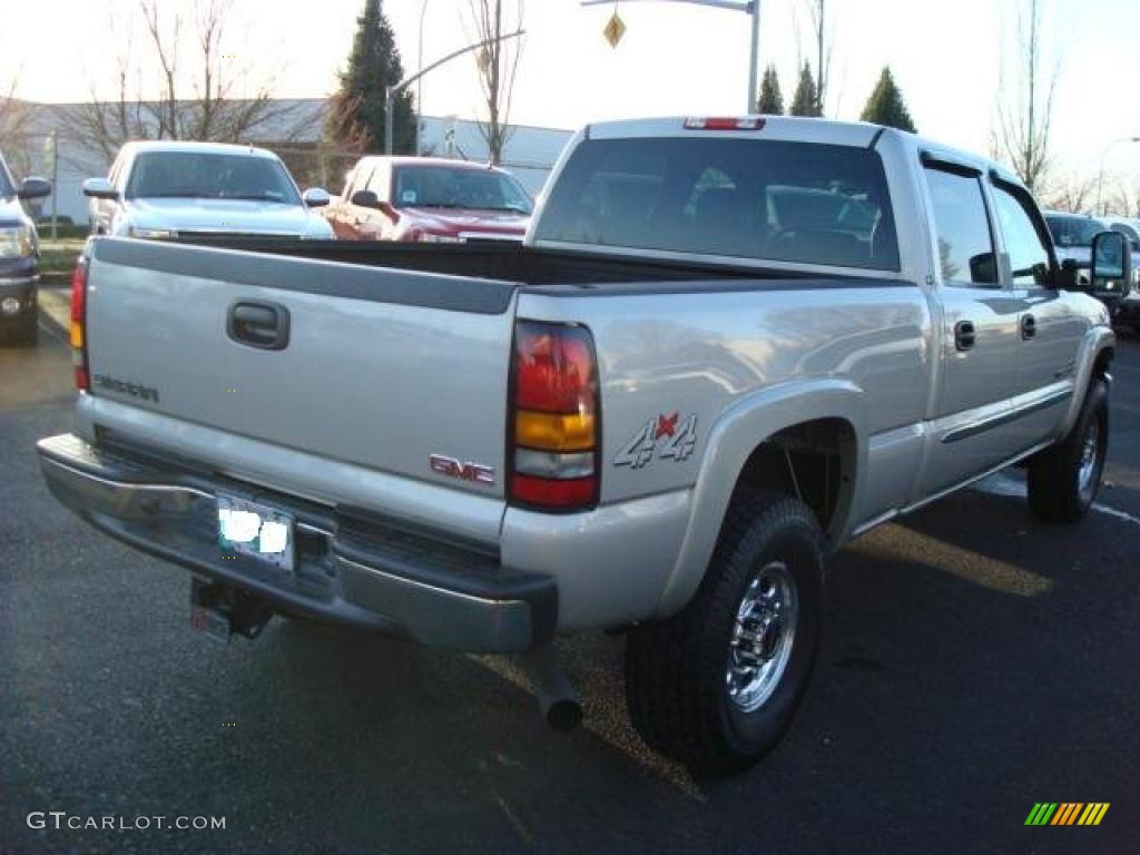 2007 Sierra 2500HD Classic SLT Crew Cab 4x4 - Silver Birch Metallic / Medium Gray photo #5