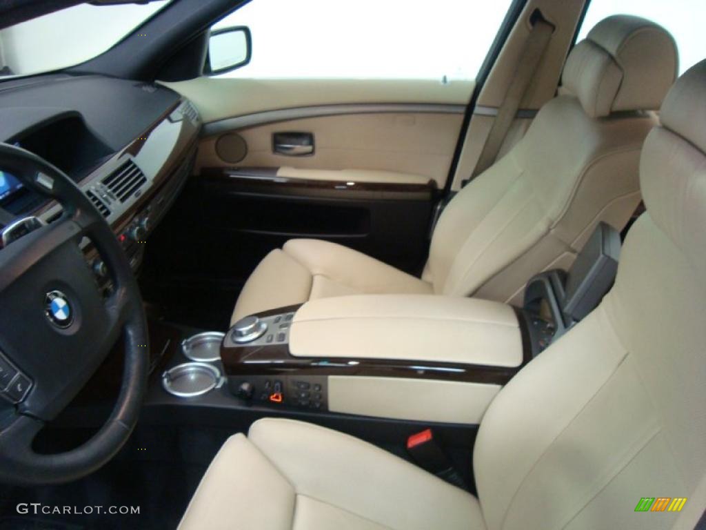 2007 7 Series 750Li Sedan - Alpine White / Beige photo #17