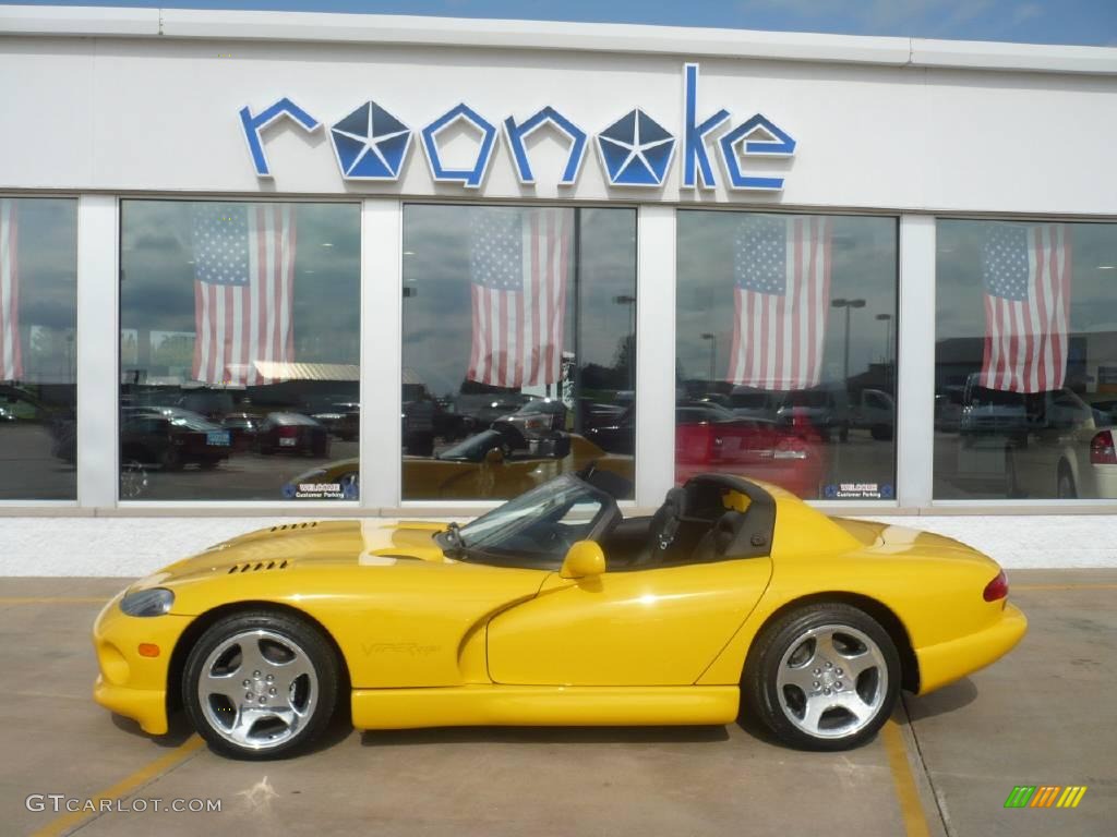 Viper Race Yellow Dodge Viper