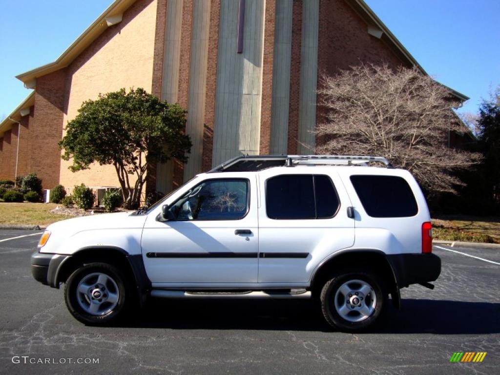 2001 Xterra SE V6 - Cloud White / Dusk Gray photo #6