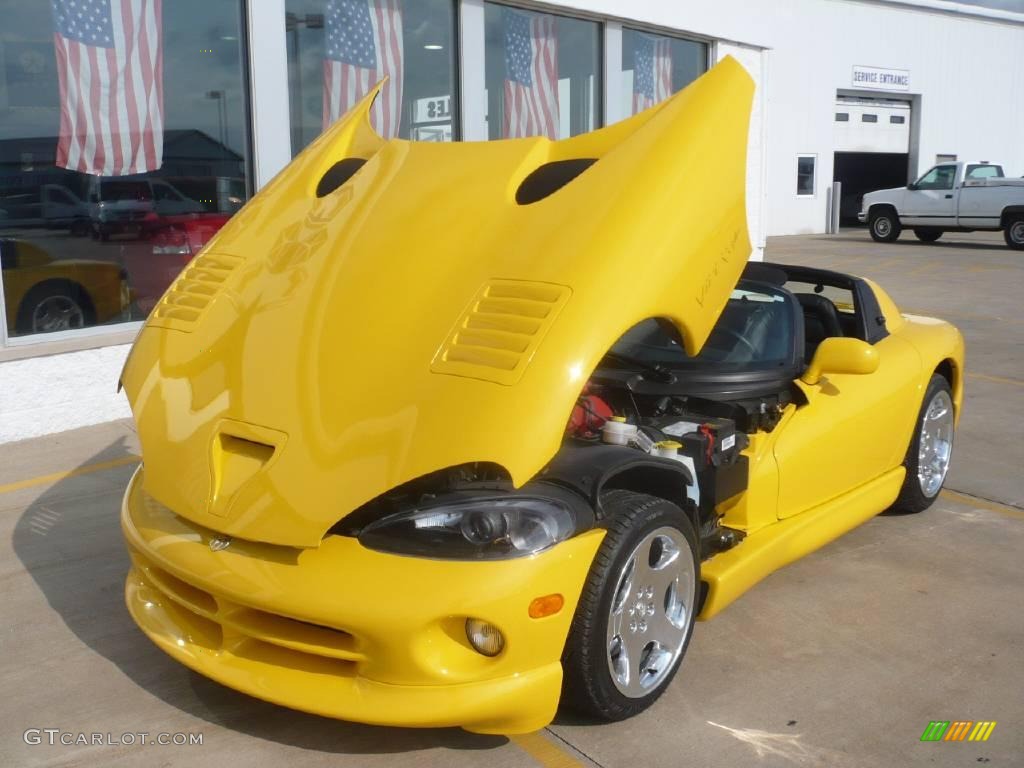 2002 Viper RT-10 - Viper Race Yellow / Black photo #7