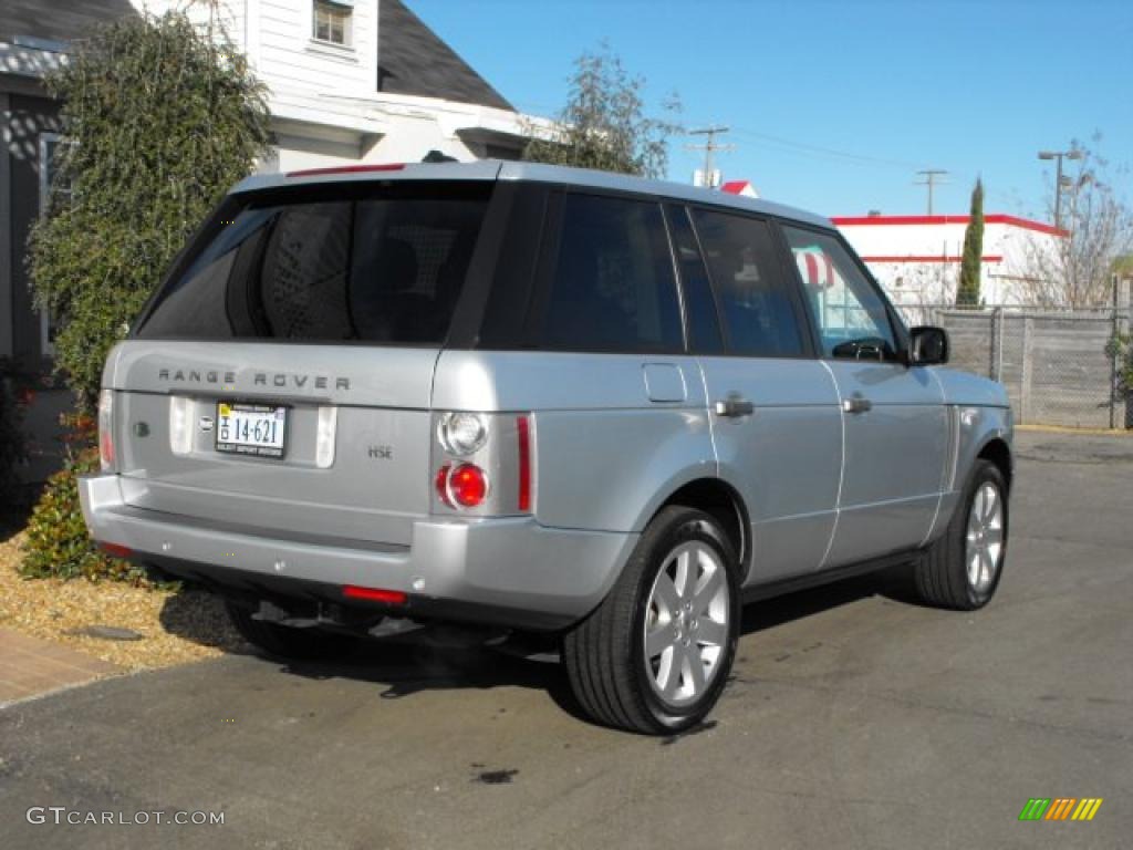 2007 Range Rover HSE - Zermatt Silver Metallic / Charcoal photo #5