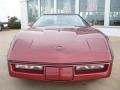 1987 Dark Red Metallic Chevrolet Corvette Coupe  photo #3