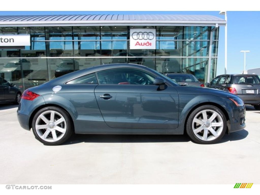 2010 TT 2.0 TFSI quattro Coupe - Meteor Gray Pearl Effect / Limestone Gray Leather/Alcantara photo #2