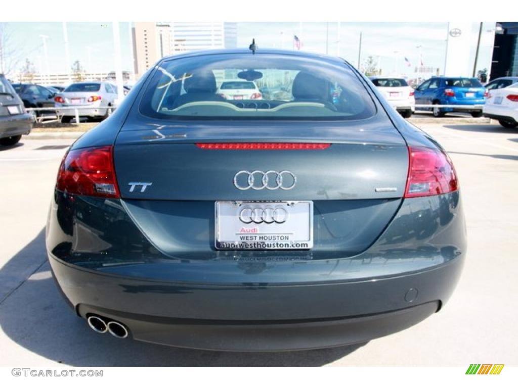 2010 TT 2.0 TFSI quattro Coupe - Meteor Gray Pearl Effect / Limestone Gray Leather/Alcantara photo #4