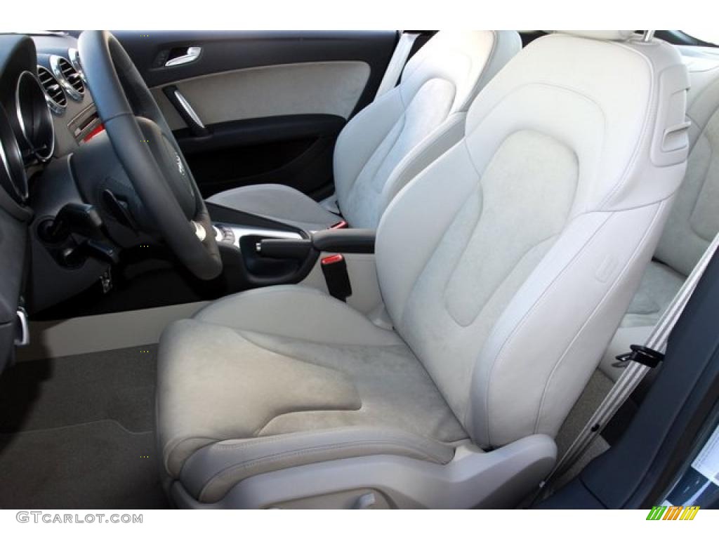2010 TT 2.0 TFSI quattro Coupe - Meteor Gray Pearl Effect / Limestone Gray Leather/Alcantara photo #8