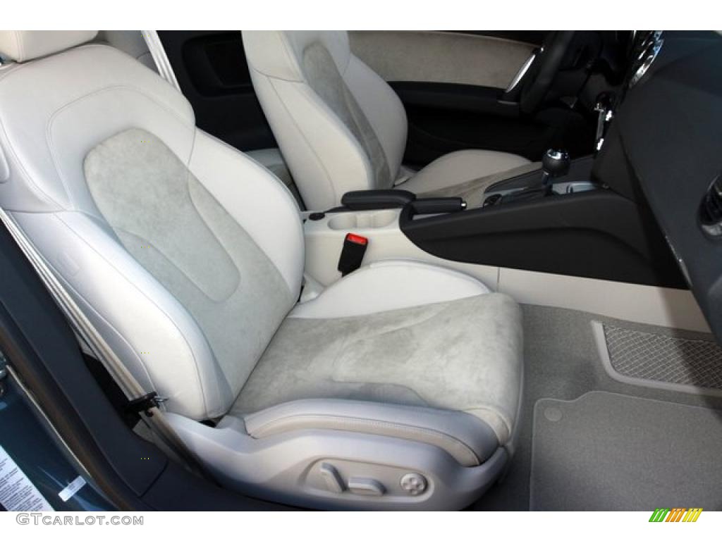 2010 TT 2.0 TFSI quattro Coupe - Meteor Gray Pearl Effect / Limestone Gray Leather/Alcantara photo #10