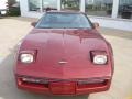 1987 Dark Red Metallic Chevrolet Corvette Coupe  photo #40