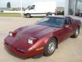 1987 Dark Red Metallic Chevrolet Corvette Coupe  photo #41