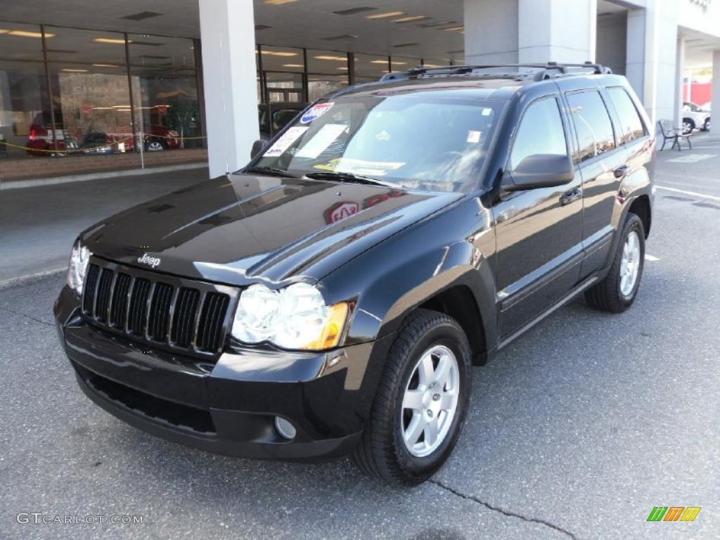 2008 Grand Cherokee Laredo - Black / Dark Slate Gray photo #1