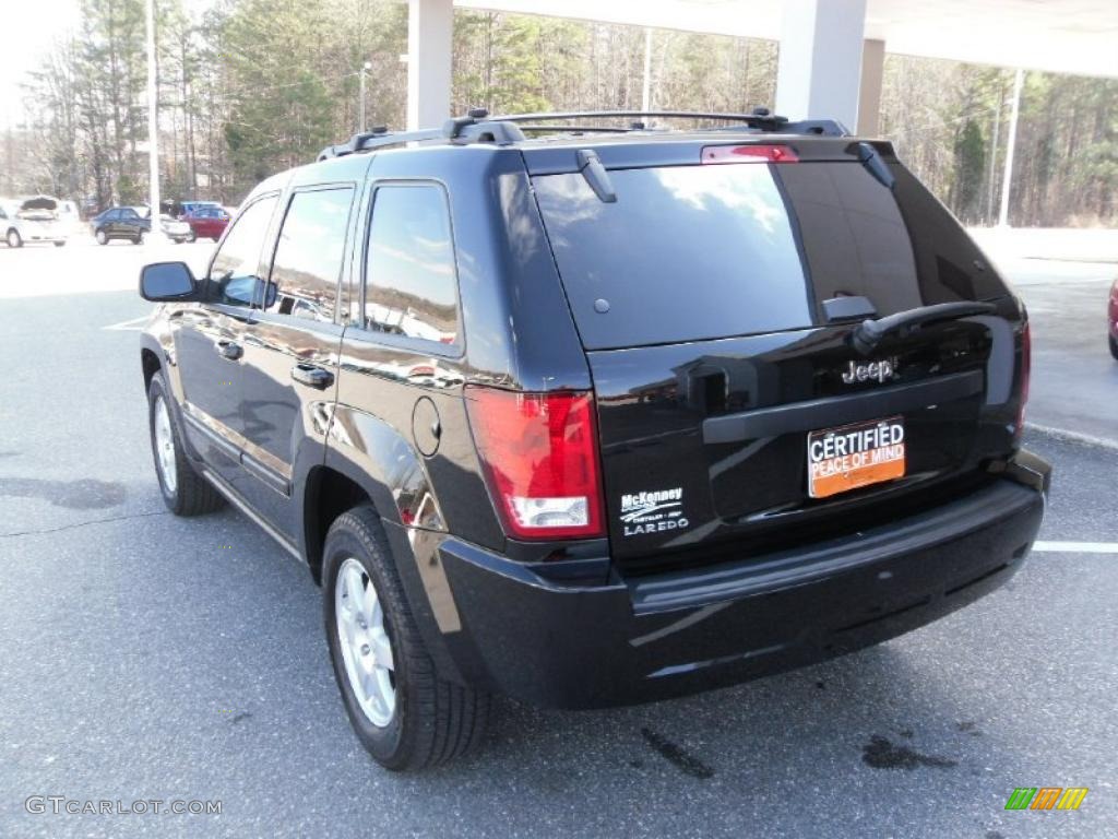 2008 Grand Cherokee Laredo - Black / Dark Slate Gray photo #2