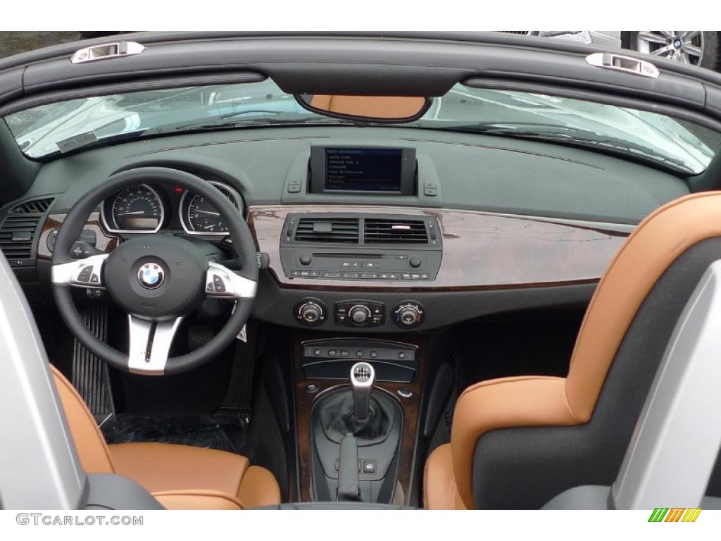 2008 Z4 3.0si Roadster - Space Grey Metallic / Saddle Brown photo #33