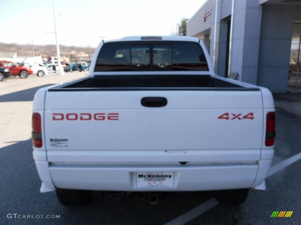 1998 Ram 1500 Sport Extended Cab 4x4 - Bright White / Gray photo #3