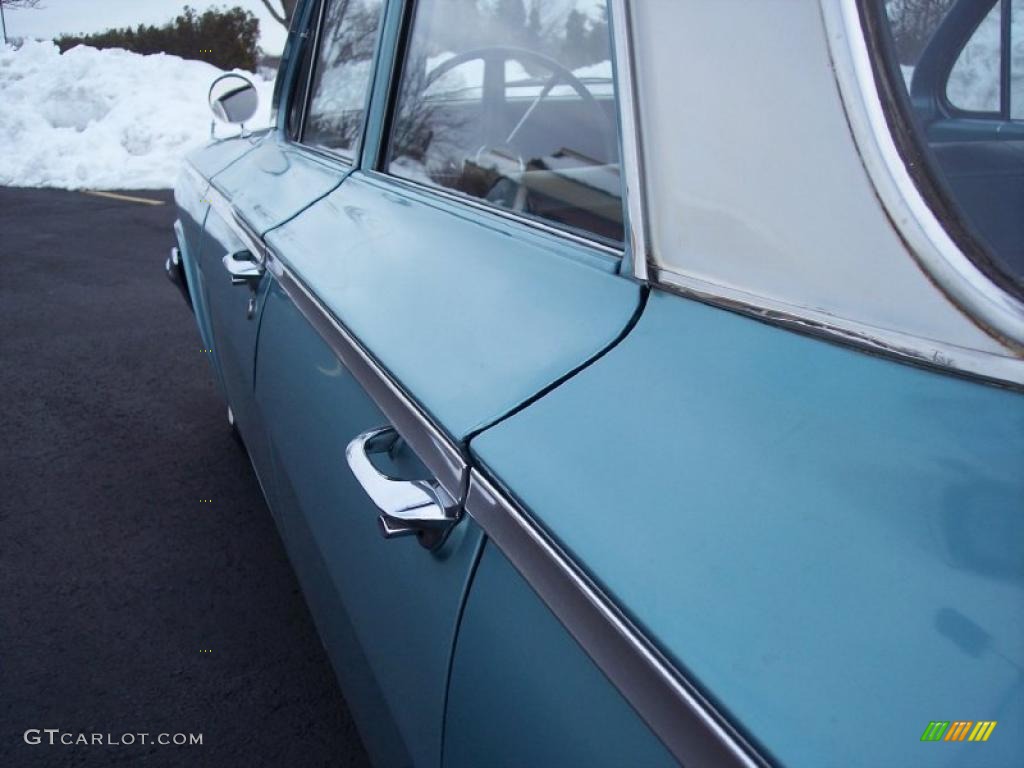 1962 Bel Air 4 Door Sedan - Twilight Turquoise / Medium Aqua Metallic photo #14