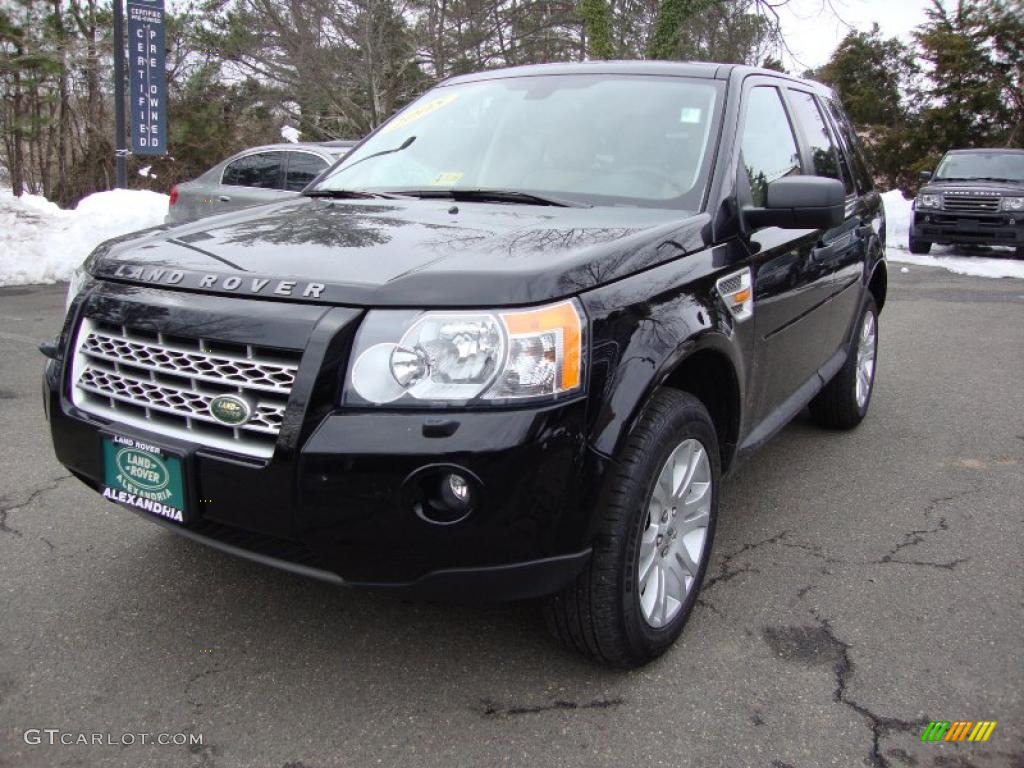 2008 LR2 SE - Narvik Black / Alpaca Beige photo #1