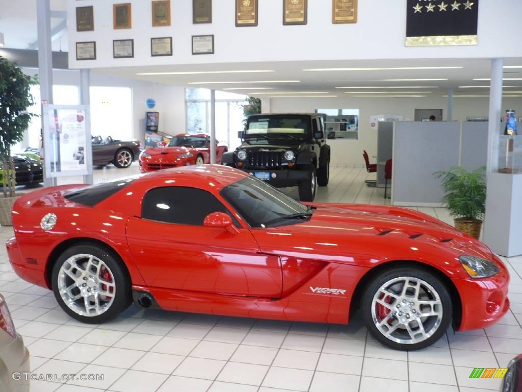 2008 Viper SRT-10 Coupe - Viper Red / Black/Black photo #1