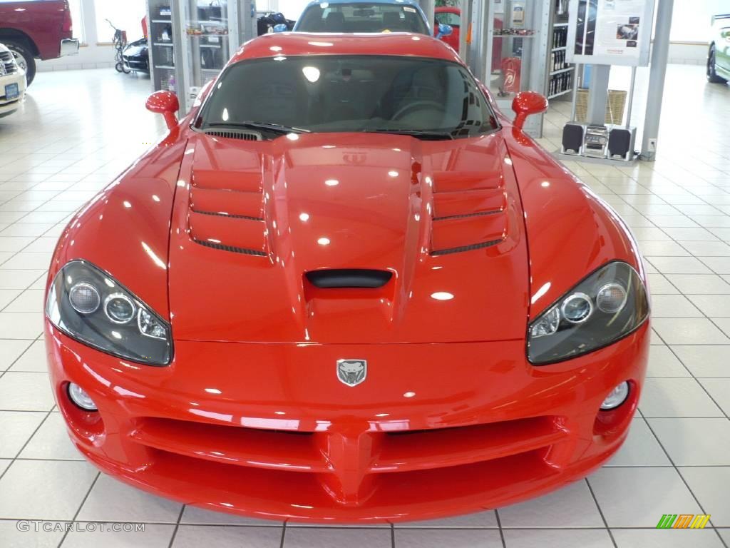 2008 Viper SRT-10 Coupe - Viper Red / Black/Black photo #5