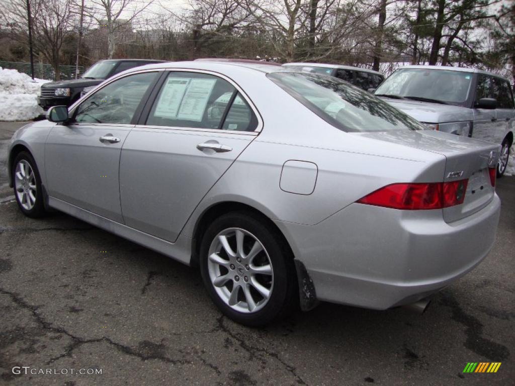 2008 TSX Sedan - Alabaster Silver Metallic / Ebony photo #3