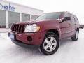 2007 Red Rock Crystal Pearl Jeep Grand Cherokee Laredo 4x4  photo #1